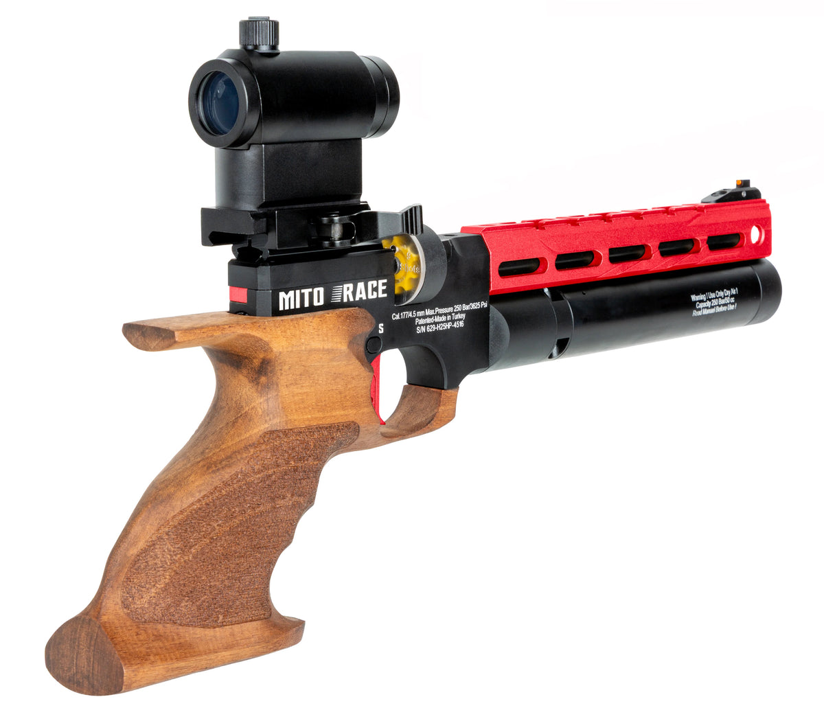 REXIMEX MITO RACE GUN RED / WALNUT