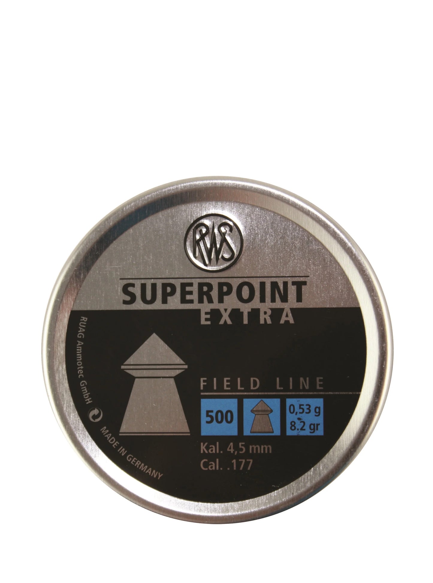 RWS SUPER POINT EXTRA PELLETS 8.2GR .177 (500)