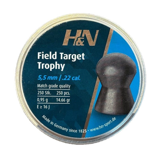 H&N FIELD TARGET TROPHY 14.66GR .22 PELLETS (250)