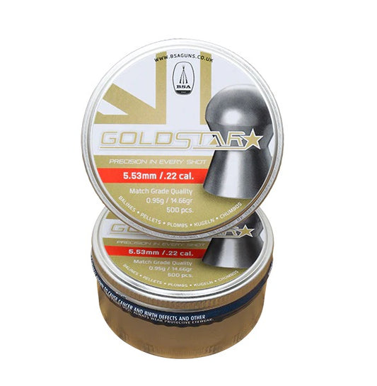 BSA GOLDSTAR PREMIUM PELLETS 14.66GR .22