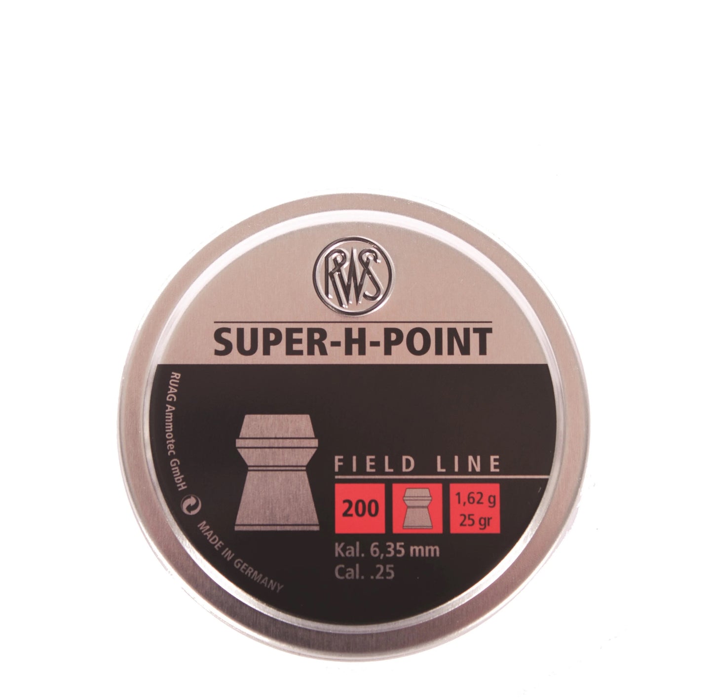RWS SUPER H POINT PELLETS .25 (200)