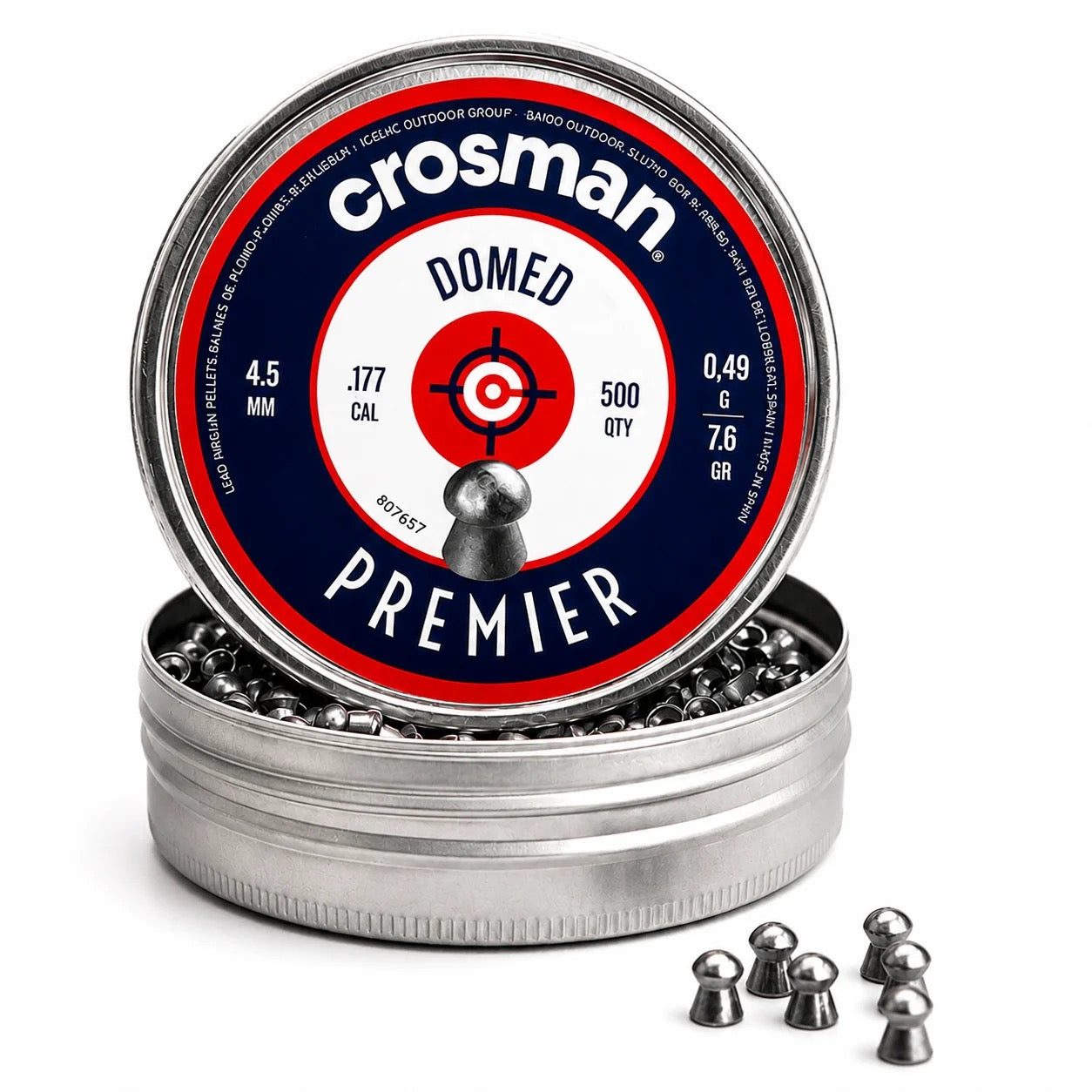 CROSMAN .177 DOMED PELLETS 7.6GR (500)